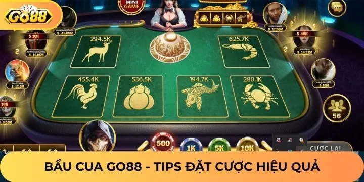 Các mẹo đặt cược bầu cua Go88 siêu hay cho anh em